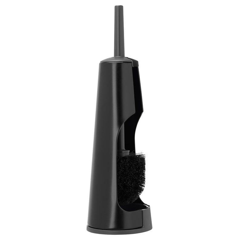 ReNew toilet brush and holder by Brabantia #black #