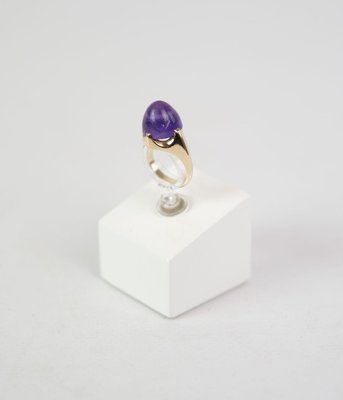 14 Carat Gold Ring with Amethyst-UY-1372389