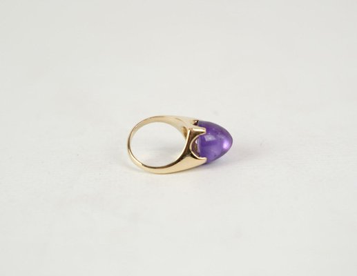 14 Carat Gold Ring with Amethyst-UY-1372389