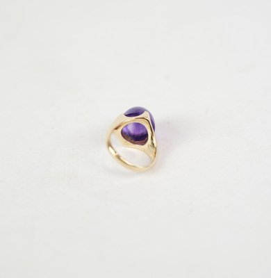 14 Carat Gold Ring with Amethyst-UY-1372389