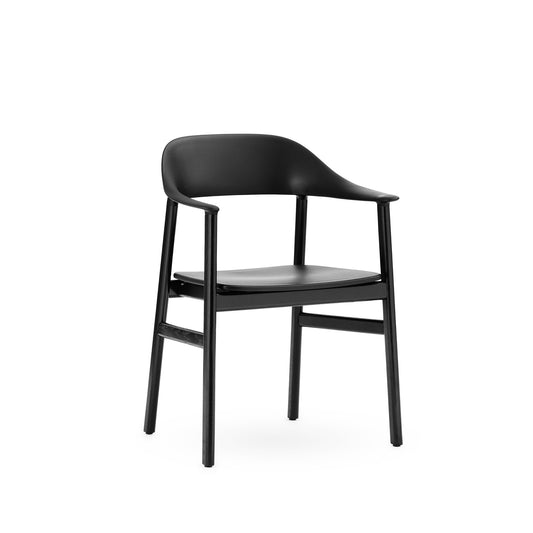 Herit Dining Chair w. Armrests by Normann Copenhagen #Black Oak