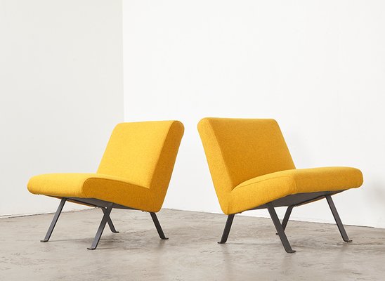 141 Lounge Chairs by Joseph Andre Motte for Artifort 1955, Set of 2-BPT-1283146