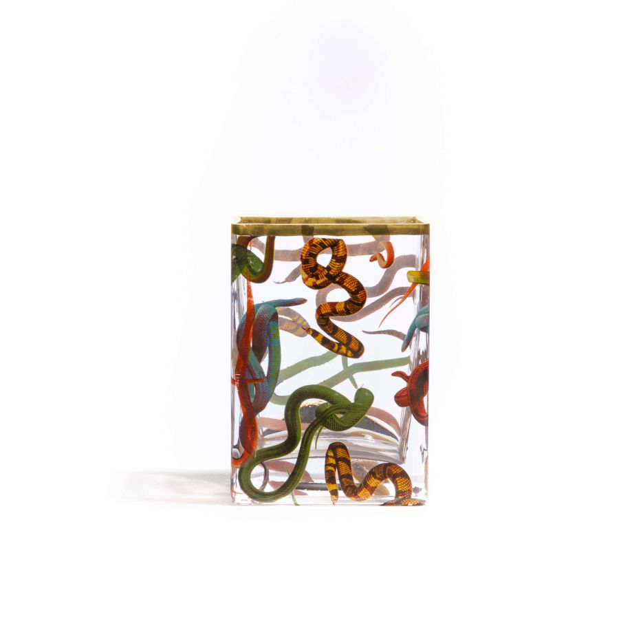 Glass Vase Snakes by Seletti