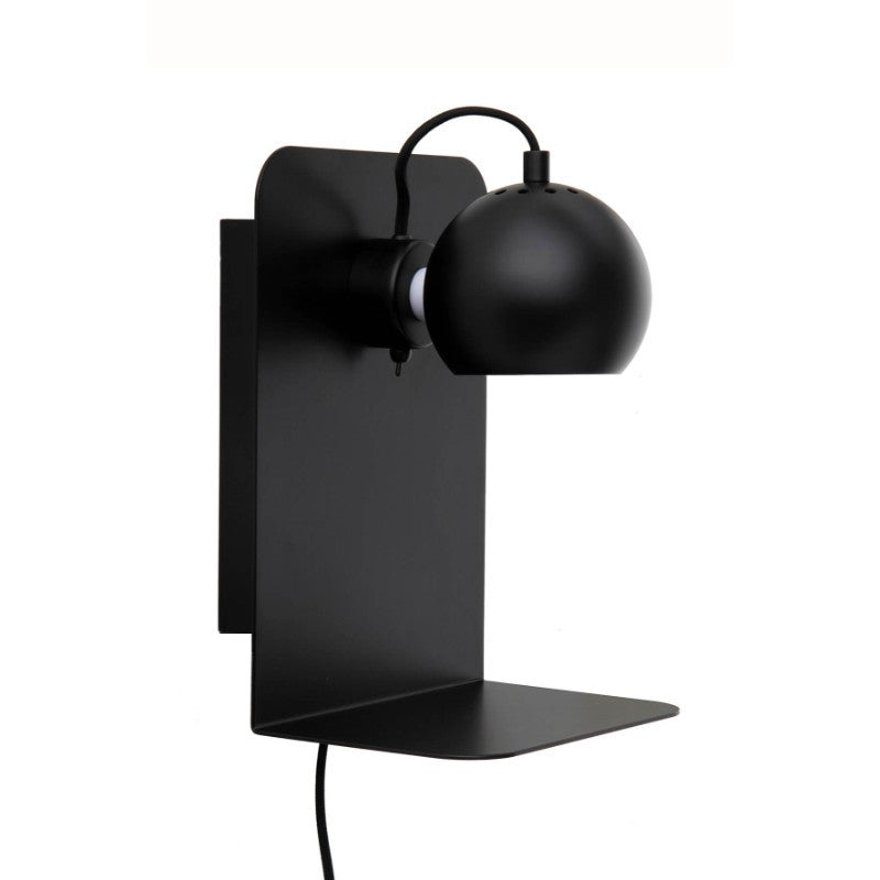 Ball Wall Lamp with Built-in USB by Frandsen