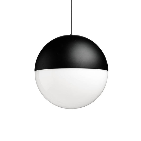 String Light Sphere Head lamp by Flos #12 m cable, black #
