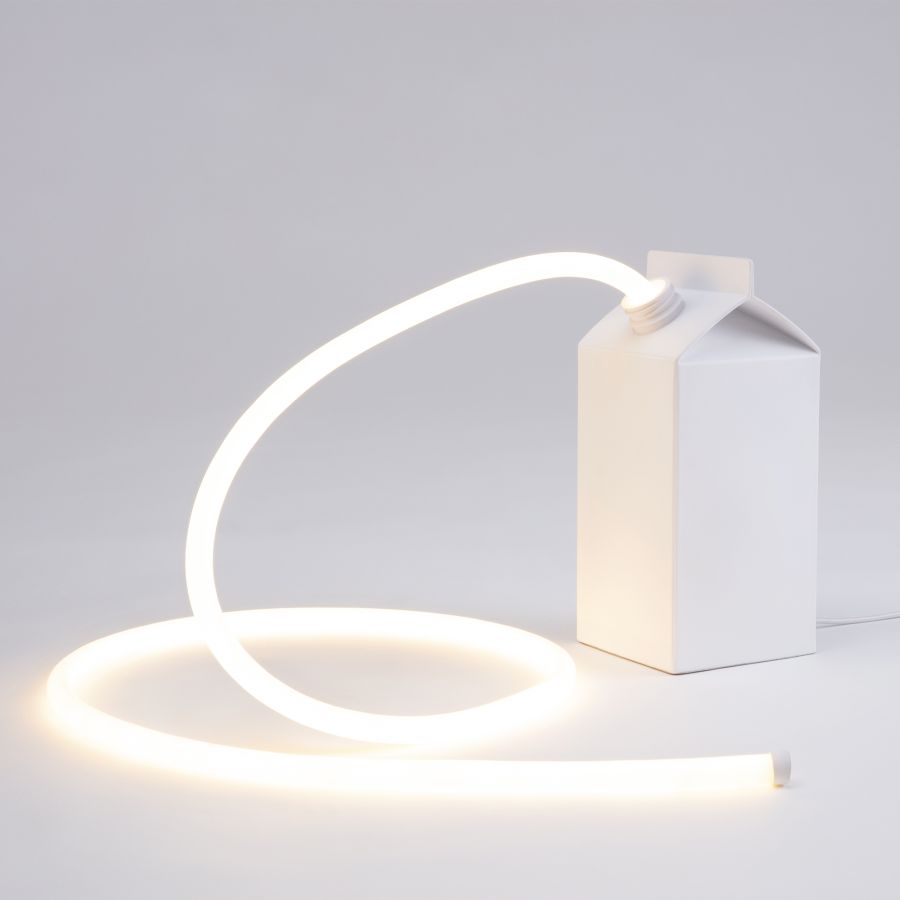 Resin LED Lamp Daily Glow Milk by Seletti