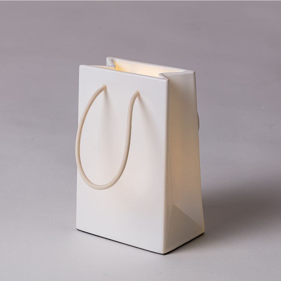 Resin LED Lamp Daily Glow Shopper by Seletti