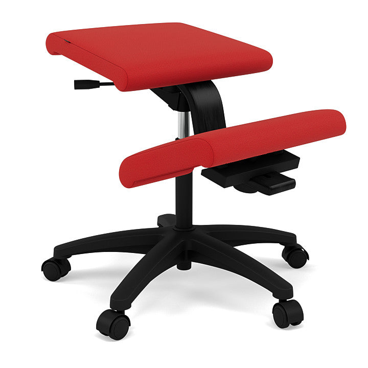 Wing™ Balans® - Upholstered chair with 5-spoke base with castors by Varier Furniture