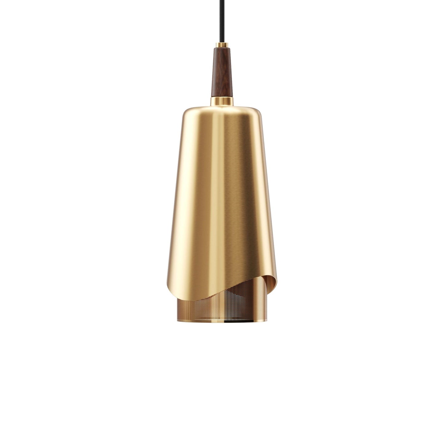Umanoff Pendant Lamp by Audo #Brass/ Walnut