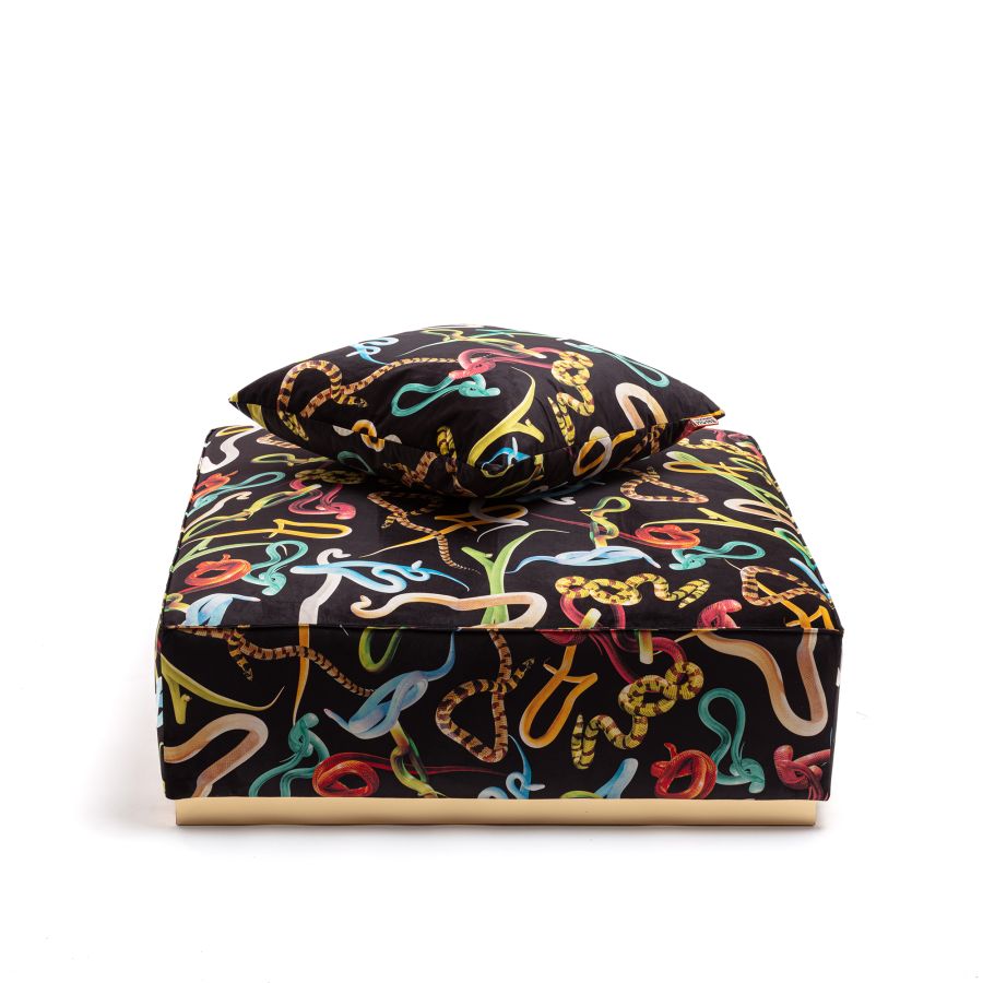 Modular Pouf Snakes by Seletti