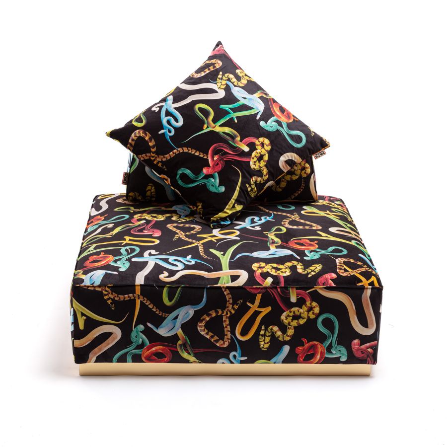 Modular Pouf Snakes by Seletti