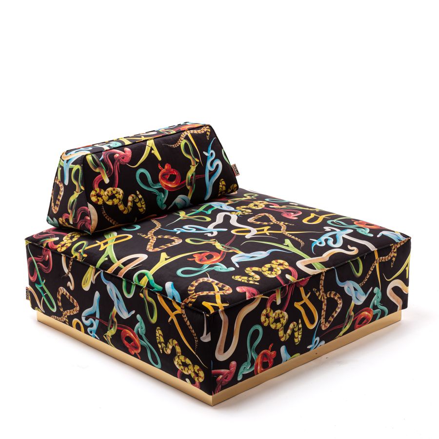 Modular Pouf Snakes by Seletti