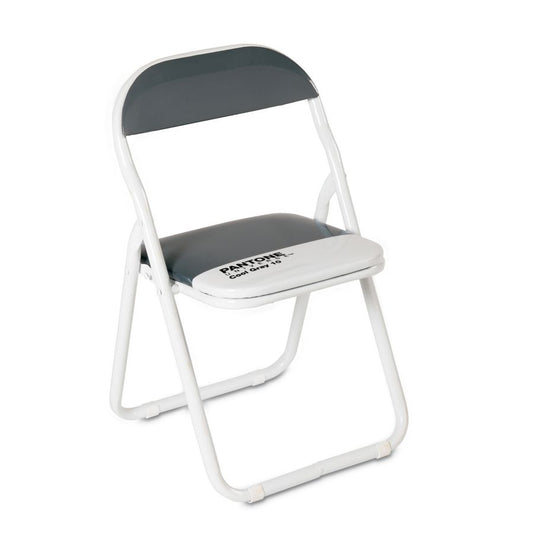 Metal and PVC Folding Chair Baby Chair Pantone by Seletti #Cool Gray