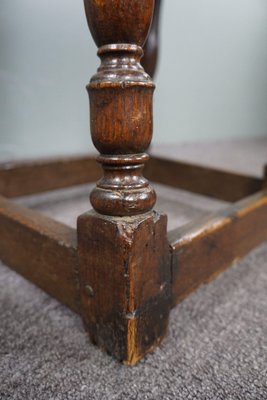 16th Century English Oak Joint Stool-HPP-1781141