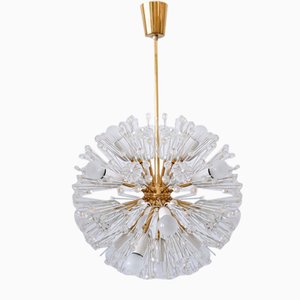 17-Light Dandelion Chandelier by Emil Stejnar for Rupert Nikoll 1950s-WPT-1721540