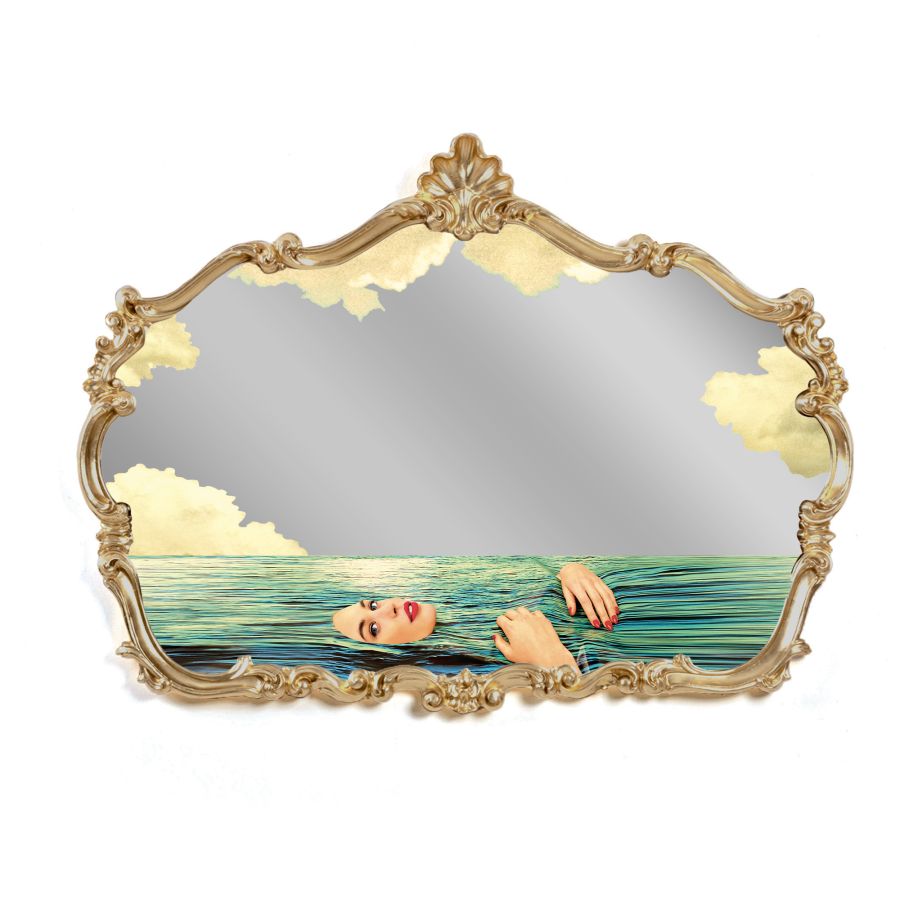 Baroque Mirror Seagirl by Seletti