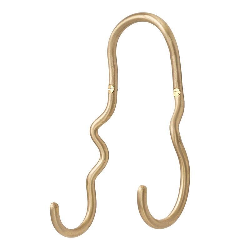 Curvature double hook by ferm LIVING #brass #