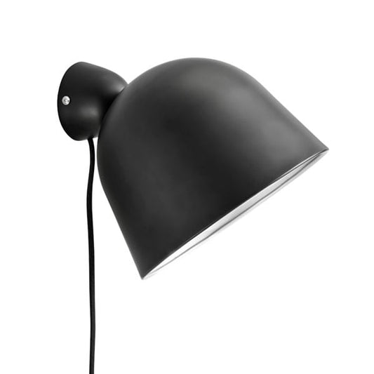 Kuppi wall lamp by Woud #black #