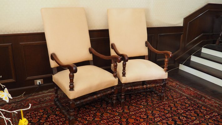 17th Century Armchairs, Set of 2-YNQ-1449006