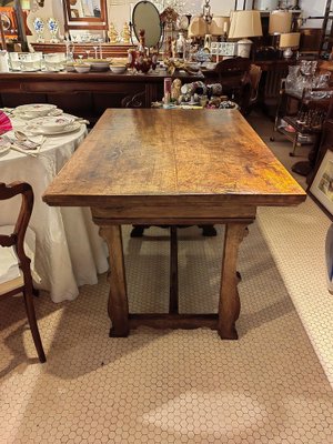 17th Century Dining Table in Walnut with Two Drawers-ZFY-1786360