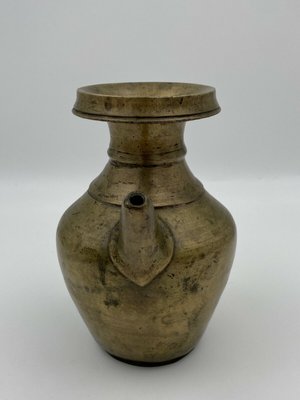 17th Century Indian Folk Art Chevrette Water Vase in Bronze-QKG-1449909