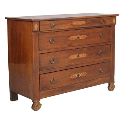 17th Century Italian Inlaid Walnut Dresser-NJV-568870