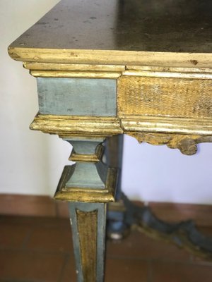 17th Century Italian Painted and Parcel-Gilt Console Table-MBH-1031671