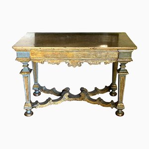 17th Century Italian Painted and Parcel-Gilt Console Table-MBH-1031671