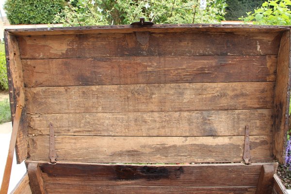 17th Century Leather Trunk-YF-646326