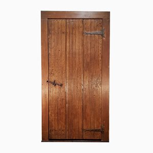 17th Century Ledged Oak Door with Framework-NQV-722886