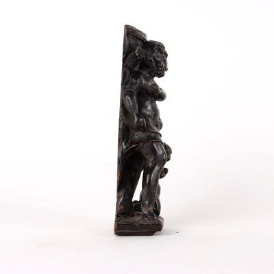 17th Century Mannerist Wood Sculpture, Italy-VMM-1383636