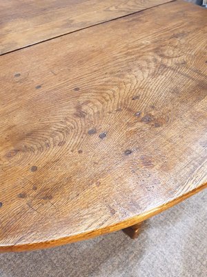 17th Century Oak Drop Leaf Table-NQV-825878