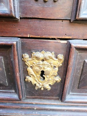 17th Century Period Walnut Commode, Italy-SYQ-2028882