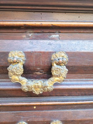 17th Century Period Walnut Commode, Italy-SYQ-2028882