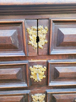 17th Century Period Walnut Commode, Italy-SYQ-2028882