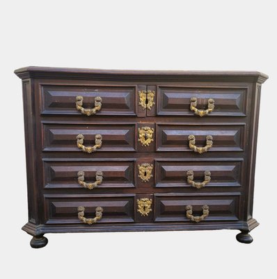 17th Century Period Walnut Commode, Italy-SYQ-2028882