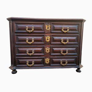 17th Century Period Walnut Commode, Italy-SYQ-2028882