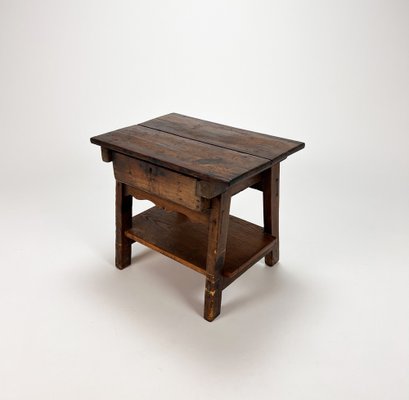 17th Century Spanish Oak Side Table, 1700s-RMX-1231745