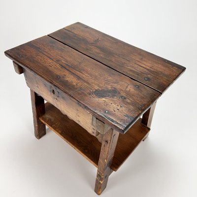 17th Century Spanish Oak Side Table, 1700s-RMX-1231745