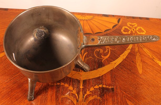 17th Century Tripod Apothecary Skillet from the Ward Rvmens Family, 1698-HPU-1373605