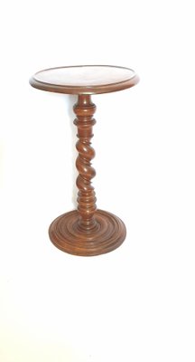 17th Century Walnut Side Table with Light Holder, France, 1660s-ADN-1720485