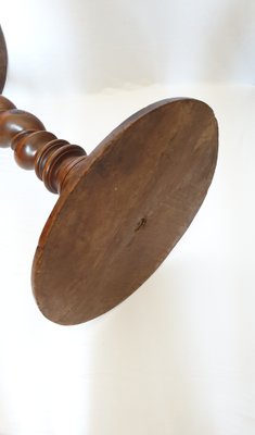 17th Century Walnut Side Table with Light Holder, France, 1660s-ADN-1720485