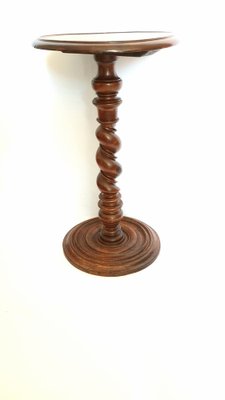 17th Century Walnut Side Table with Light Holder, France, 1660s-ADN-1720485