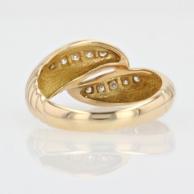 18 Karat Modern Yellow Diamonds and Gold Ring-OLU-1446779