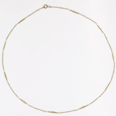 18 Karat Yellow Gold Chain Necklace, 1960s-OLU-2027408