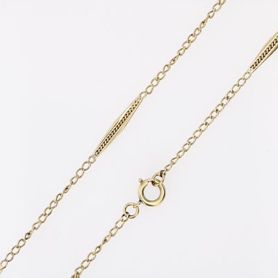 18 Karat Yellow Gold Chain Necklace, 1960s-OLU-2027408