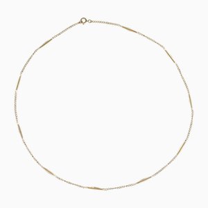 18 Karat Yellow Gold Chain Necklace, 1960s-OLU-2027408