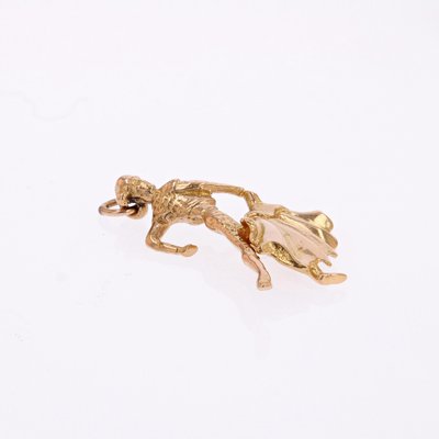 18 Karat Yellow Gold Charm Pendant, 1960s-OLU-2027414