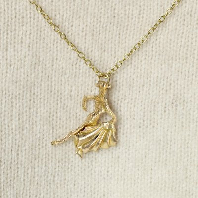 18 Karat Yellow Gold Charm Pendant, 1960s-OLU-2027414