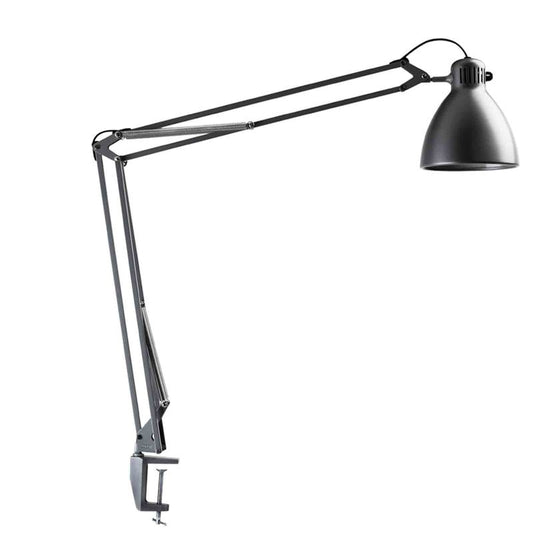 L-1 desk lamp by Luxo #aluminium grey #